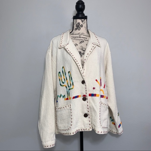Vintage Chico’s Cactus Blazer